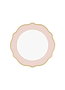 Hermia Juego de platos de postre DNR0025, 6 piezas, Rosa de Porcelana